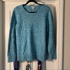 L.L. Bean Marled Cotton Sweater